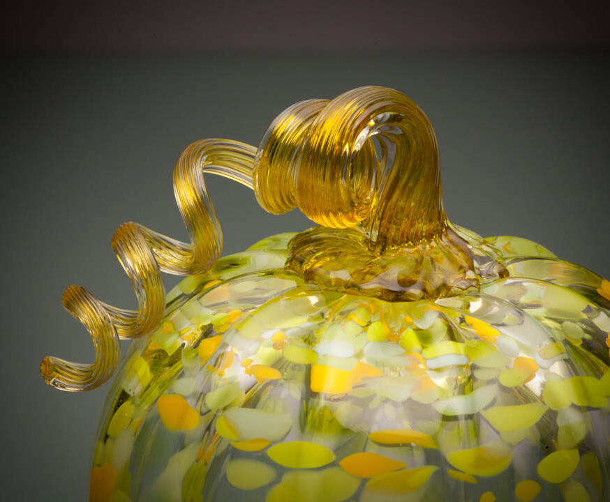 Blown Glass Pumpkin